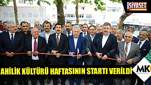 Ahilik Kültürü Haftasının startı verildi