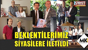 Beklentilerimiz siyasilere iletildi