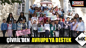 Çivril'den  Avrupa’ya destek