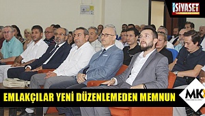 Emlakçılar yeni düzenlemeden memnun 