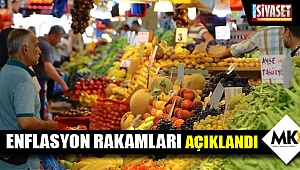 Enflasyon rakamları açıklandı