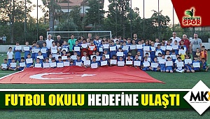 Futbol okulu hedefine ulaştı