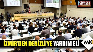 İzmir'den Denizli'ye yardım eli