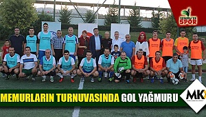 Memurların turnuvasında gol yağmuru