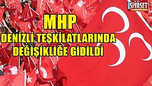 MHP Denizli teşkilatlarında  değişikliğe gidildi