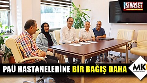 PAÜ Hastanelerine bir bağış daha