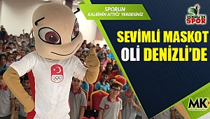 Sevimli maskot Oli Denizli’de