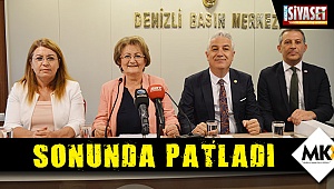 Sonunda patladı