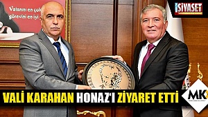 Vali Karahan Honaz'ı ziyaret etti