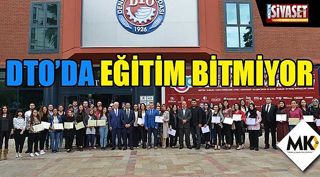 93 kursiyer, belgelerine kavuştu