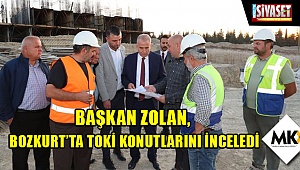 Başkan Zolan, Bozkurt’ta TOKİ konutlarını inceledi