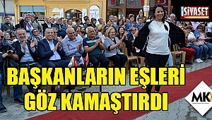 Başkanların eşleri göz kamaştırdı