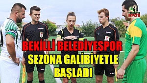 Bekilli Belediyespor sezona galibiyetle başladı