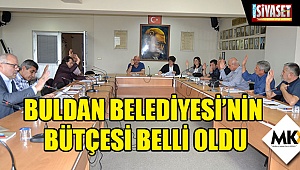 Buldan Belediyesi'nin bütçesi belli oldu