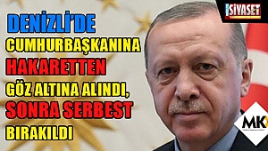 Cumhurbaşkanına hakaretten göz altına alındı, sonra serbest bırakıldı
