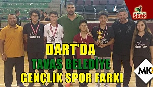 Dart'da Tavas Belediye Gençlik Spor farkı
