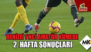 Denizli 1'nci Amatör Kümede 2. Hafta sonuçları