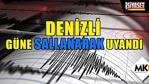 Denizli güne sallanarak uyandı