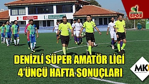 Denizli Süper Amatör Ligi 4'üncü hafta sonuçları