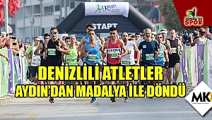Denizlili atletler Aydın'dan madalya ile döndü