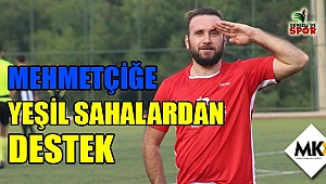 Mehmetçiğe yeşil sahalardan destek