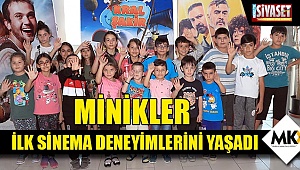 Minikler ilk sinema deneyimlerini yaşadı