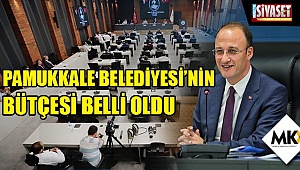 Pamukkale Belediyesi’nin bütçesi belli oldu
