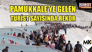 Pamukkale'ye gelen turist sayısında rekor