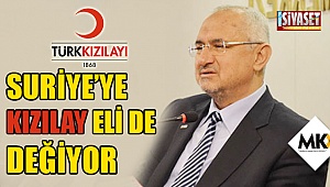 Suriye’ye Kızılay eli de değiyor
