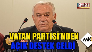 Vatan Partisi'nden açık destek geldi