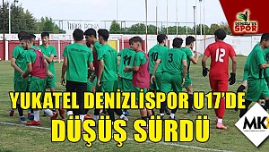 Yukatel Denizlispor U17'de düşüş sürdü
