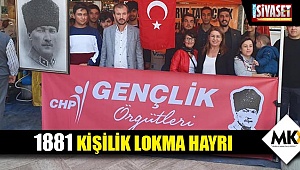 1881 kişilik lokma hayrı