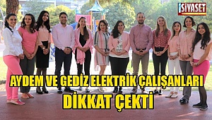 Aydem ve Gediz Elektrik çalışanları dikkat çekti