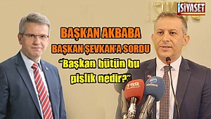 Başkan Akbaba'dan, başkan Şevkan'a suç duyurusu