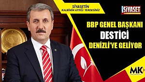 BBP genel başkanı Destici, Denizli’ye geliyor
