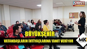 Büyükşehir vatandaşların ihtiyaçlarına yanıt veriyor
