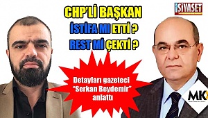 CHP'li başkan istifa mı etti ? Rest mi çekti ?