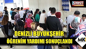 Denizli Büyükşehir öğrenim yardımı sonuçlandı