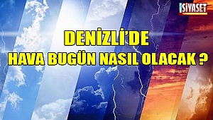Denizli’de hava bugün nasıl olacak ?