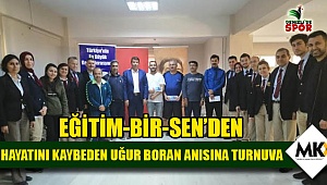Eğitim-Bir-Sen'den hayatını kaybeden Uğur Boran anısına turnuva
