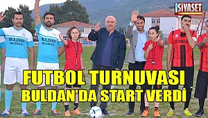 Futbol turnuvası Buldan’da start verdi
