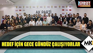 Hedef için gece gündüz çalışıyorlar