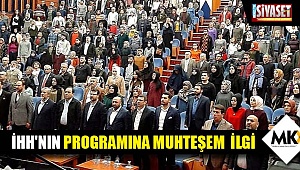 İHH'nın programına muhteşem  ilgi