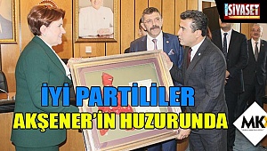 İYİ Partililer Akşener’in huzurunda