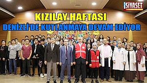 Kızılay haftası Denizli’de kutlanmaya devam ediyor
