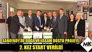 Sarayköy'de doğa ve yaşam dostu projeye 2. Kez start verildi