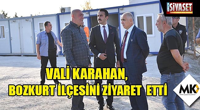 Vali Karahan, Bozkurt ilçesini ziyaret etti