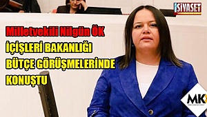 Vekil Ök, İçişleri Bakanlığı bütçe görüşmelerinde konuştu
