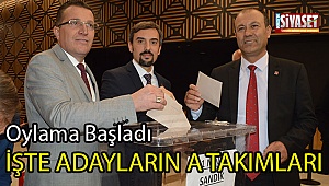 Adayların A takımları belli oldu