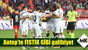 Antep’te fıstık gibi galibiyet 